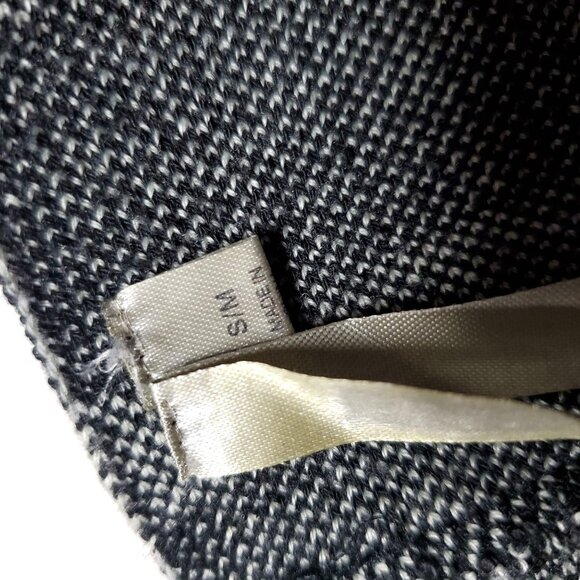 Girls Black & White Plaid Circle Skirt By Mono B Size S/M - Picture 7 of 9